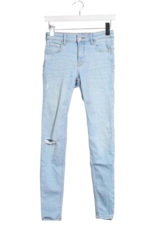 Dámské džíny  Bershka, Velikost XS, Barva Modrá, Cena  425,00 Kč