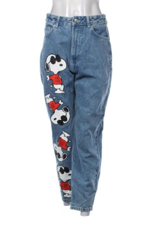 Damskie jeansy Bershka, Rozmiar M, Kolor Niebieski, Cena 78,99 zł