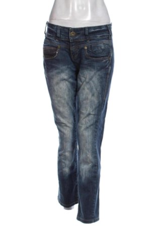 Damskie jeansy Colours Of The World, Rozmiar XL, Kolor Niebieski, Cena 36,99 zł, #136496218