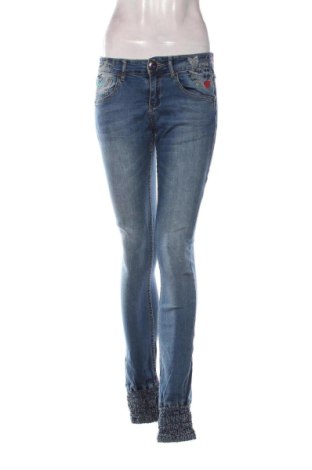 Damskie jeansy Desigual, Rozmiar L, Kolor Niebieski, Cena 203,62 zł