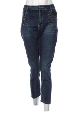 Damskie jeansy Miss Curry, Rozmiar XXL, Kolor Niebieski, Cena 80,38 zł