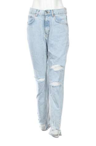 Damskie jeansy Pull&Bear, Rozmiar M, Kolor Niebieski, Cena 78,99 zł