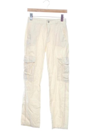 Damskie jeansy Pull&Bear, Rozmiar XS, Kolor ecru, Cena 79,00 zł