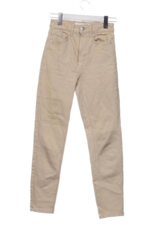 Damskie jeansy Stradivarius, Rozmiar XS, Kolor Beżowy, Cena 73,99 zł, #136476687