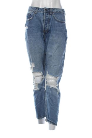 Дамски дънки Stradivarius, Размер M, Цвят Син, Цена 24,03 €