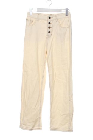 Damskie jeansy Unbranded, Rozmiar XS, Kolor ecru, Cena 45,99 zł, #136405672