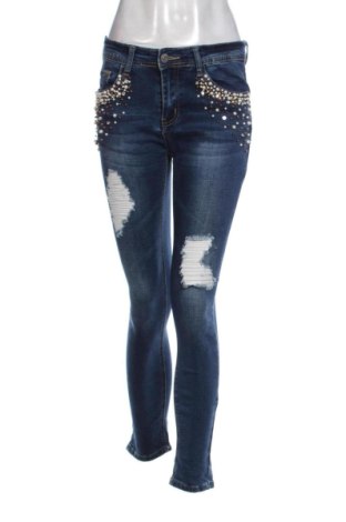Damskie jeansy Unbranded, Rozmiar L, Kolor Kolorowy, Cena 78,99 zł