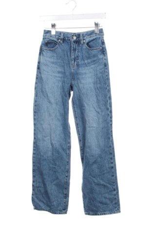 Blugi de femei Uniqlo, Mărime XXS, Culoare Albastru, Preț 129,99 Lei