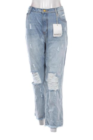 Blugi de femei Wakee, Mărime XXL, Culoare Albastru, Preț 145,99 Lei, #136407195