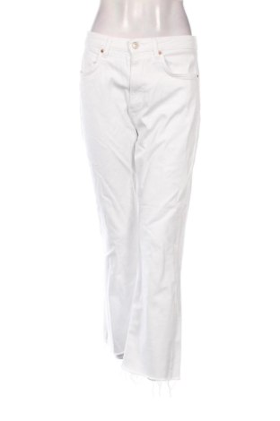 Blugi de femei Zara, Mărime L, Culoare Argintiu, Preț 91,99 Lei, #136344111