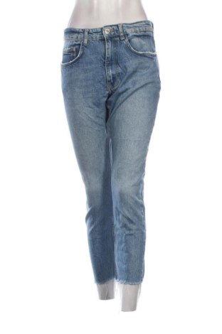 Blugi de femei Zara, Mărime M, Culoare Albastru, Preț 85,99 Lei