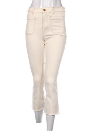 Дамски дънки Zara, Размер S, Цвят Бежов, Цена 14,31 €