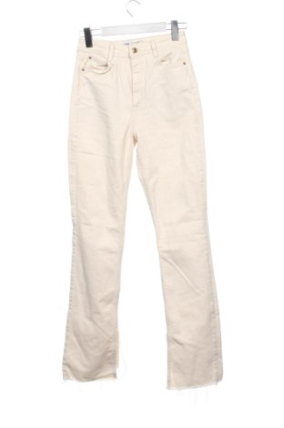 Дамски дънки Zara, Размер XS, Цвят Бежов, Цена 14,31 €
