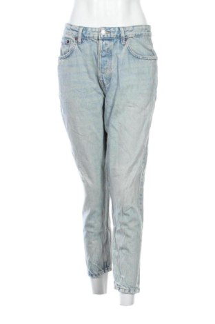 Damskie jeansy Zara, Rozmiar XL, Kolor Niebieski, Cena 72,99 zł