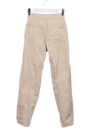Damskie sztruksy Pull&Bear, Rozmiar XXS, Kolor Beżowy, Cena 79,15 zł