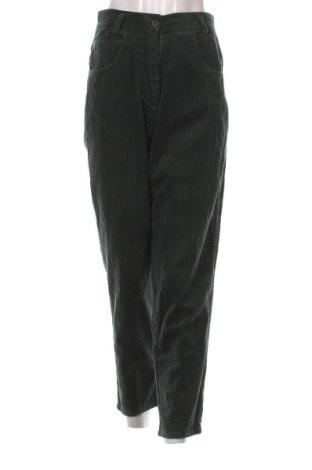 Pantaloni de velvet de femei Unbranded, Mărime S, Culoare Verde, Preț 77,00 Lei
