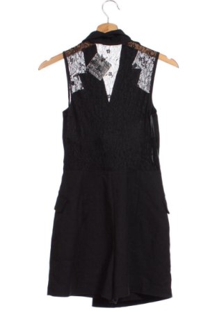 Дамски къс гащеризон Zara, Размер XS, Цвят Черен, Цена 17,46 €