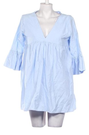 Salopetă scurtă de damă Zara, Mărime L, Culoare Albastru, Preț 94,99 Lei, #136393631