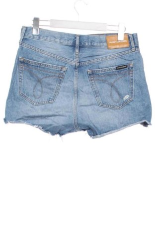 Pantaloni scurți de femei Calvin Klein Jeans, Mărime L, Culoare Albastru, Preț 151,99 Lei