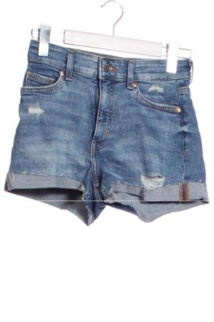 Дамски къс панталон H&M, Размер XS, Цвят Син, Цена 10,22 €