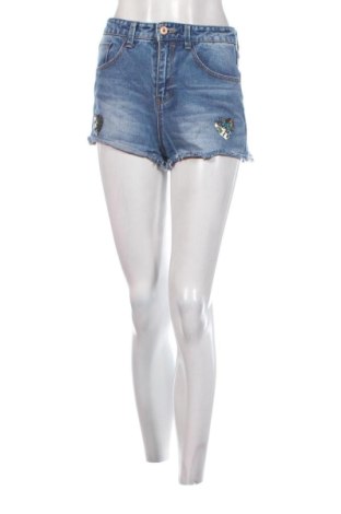Pantaloni scurți de femei Stradivarius, Mărime S, Culoare Albastru, Preț 60,99 Lei