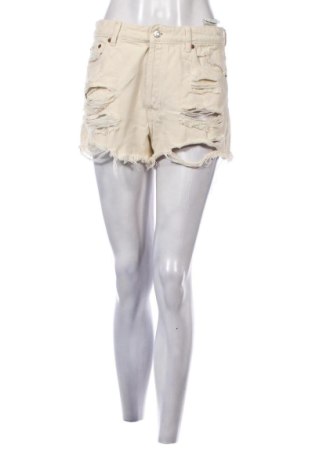 Дамски къс панталон Zara, Размер M, Цвят Бежов, Цена 8,69 €, #136425877