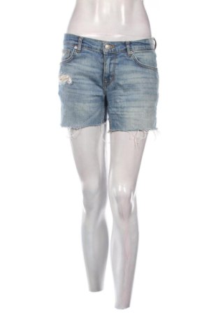 Дамски къс панталон Zara, Размер M, Цвят Син, Цена 8,25 €, #136426149