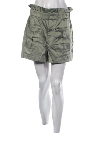 Pantaloni scurți de femei Zara, Mărime L, Culoare Verde, Preț 63,99 Lei