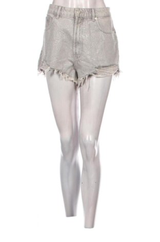 Pantaloni scurți de femei Zara, Mărime L, Culoare Gri, Preț 50,99 Lei
