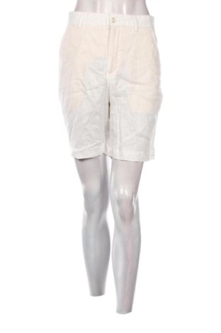Pantaloni scurți de femei Zara, Mărime M, Culoare Alb, Preț 116,62 Lei