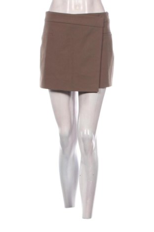 Pantaloni scurți de femei Zara, Mărime XL, Culoare Maro, Preț 52,13 Lei