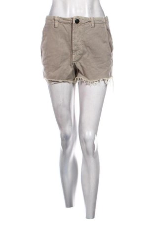 Pantaloni scurți de femei Zara, Mărime L, Culoare Bej, Preț 41,71 Lei