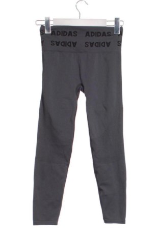 Γυναικείο κολάν Adidas, Μέγεθος XS, Χρώμα Γκρί, Τιμή 20,99 €