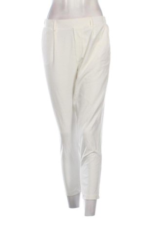 Pantaloni de femei Bershka, Mărime L, Culoare Alb, Preț 91,99 Lei