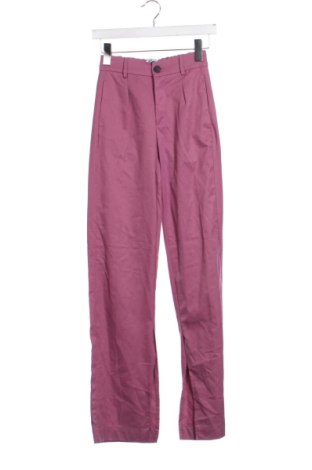Damskie spodnie Bershka, Rozmiar XXS, Kolor Różowy, Cena 78,99 zł
