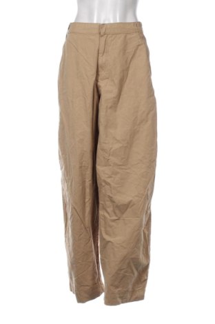 Дамски панталон Bershka, Размер XXL, Цвят Бежов, Цена 15,33 €