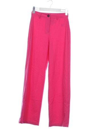 Damskie spodnie Bershka, Rozmiar XXS, Kolor Różowy, Cena 79,00 zł
