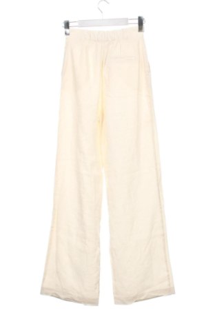 Pantaloni de femei Bershka, Mărime XXS, Culoare Ecru, Preț 77,99 Lei