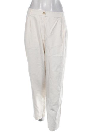 Damskie spodnie H&M, Rozmiar XL, Kolor ecru, Cena 80,38 zł