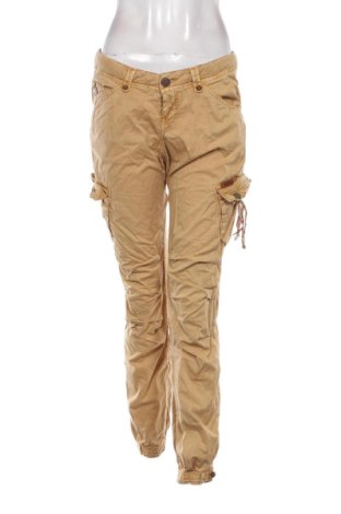 Pantaloni de femei Khujo, Mărime L, Culoare Galben, Preț 166,82 Lei