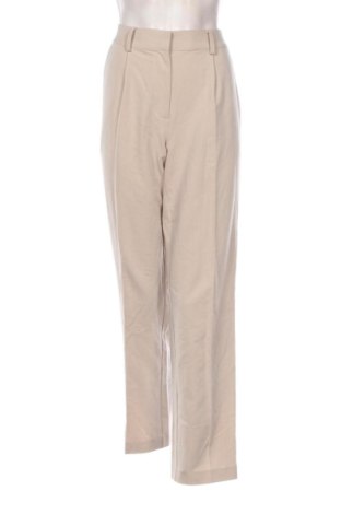 Pantaloni de femei NA-KD, Mărime M, Culoare Ecru, Preț 151,99 Lei