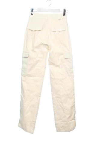 Damskie spodnie Pull&Bear, Rozmiar XXS, Kolor ecru, Cena 78,99 zł