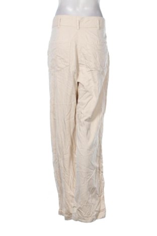 Pantaloni de femei Pull&Bear, Mărime M, Culoare Ecru, Preț 91,99 Lei