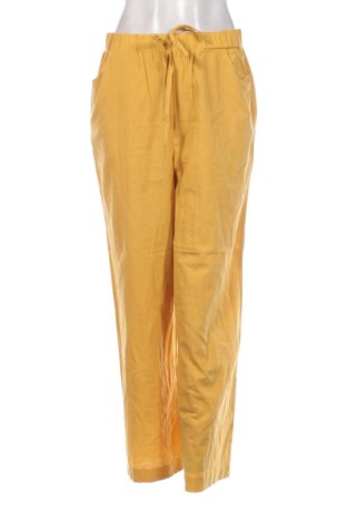 Pantaloni de femei SHEIN, Mărime L, Culoare Galben, Preț 77,00 Lei