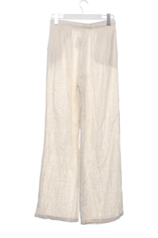 Damskie spodnie Stradivarius, Rozmiar XS, Kolor ecru, Cena 78,99 zł