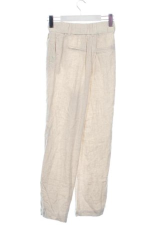 Damskie spodnie Stradivarius, Rozmiar XS, Kolor ecru, Cena 79,00 zł