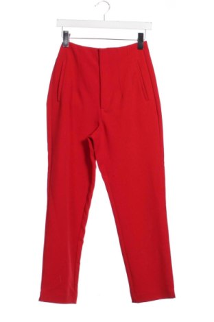 Damskie spodnie Stradivarius, Rozmiar XS, Kolor Czerwony, Cena 79,15 zł