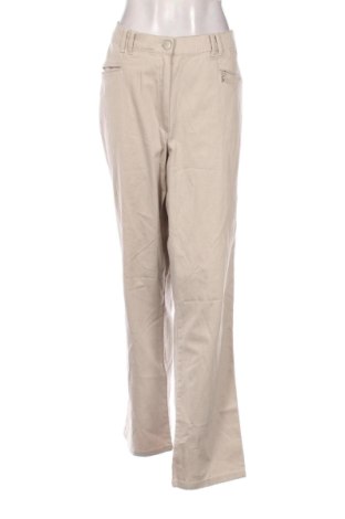 Damenhose Ulla Popken, Größe 3XL, Farbe Beige, Preis 27,99 €