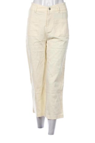 Damskie spodnie Unbranded, Rozmiar S, Kolor ecru, Cena 78,99 zł
