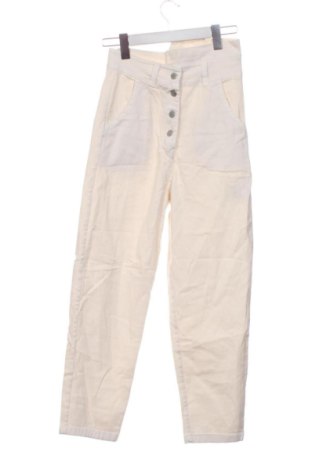Дамски панталон Unbranded, Размер XS, Цвят Екрю, Цена 15,33 €